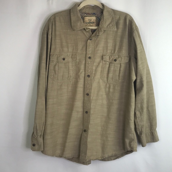 Outdoor Life Other - Outdoor Life Tan Long Sleeve Button Up Shirt